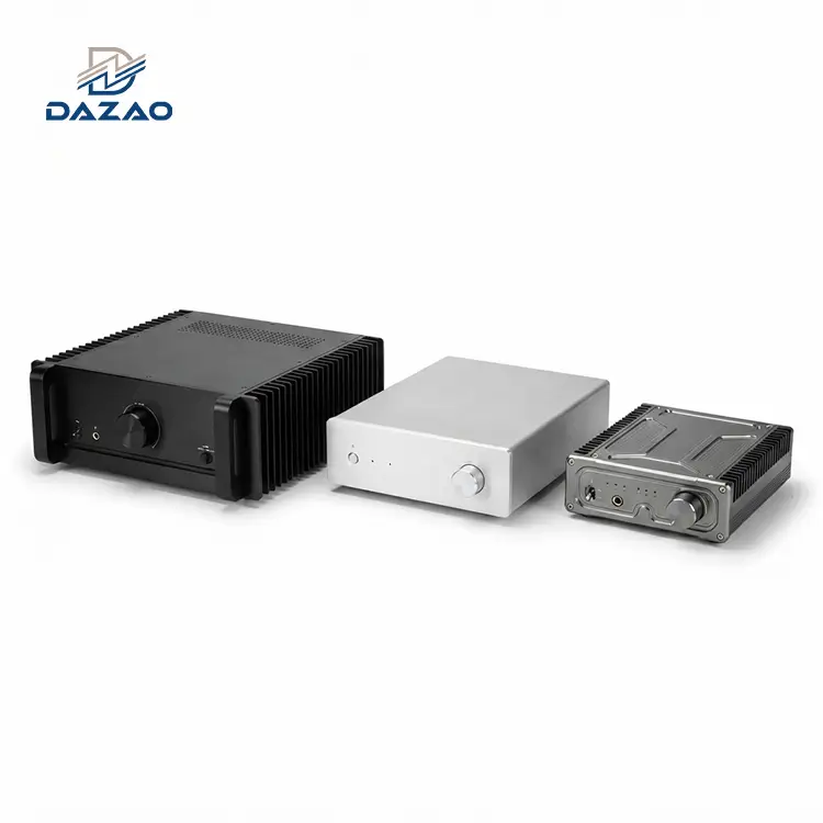 CNC İşleme Alüminyum Ses Amplifikatörü Şasi