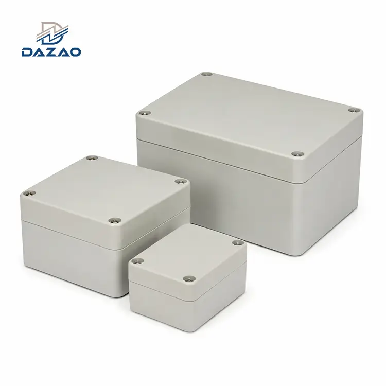 Hassas CNC İşlenmiş ABS Elektronik Muhafazalar Proje Kutuları